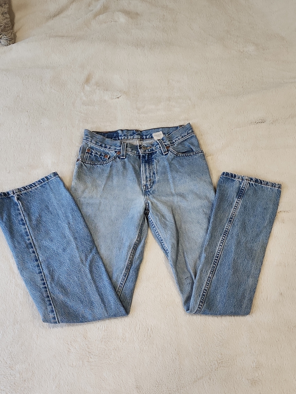 Vintage Levi's 517 Red Tab Boot Cut Low Rise Jeans Made in USA 100% Cotton